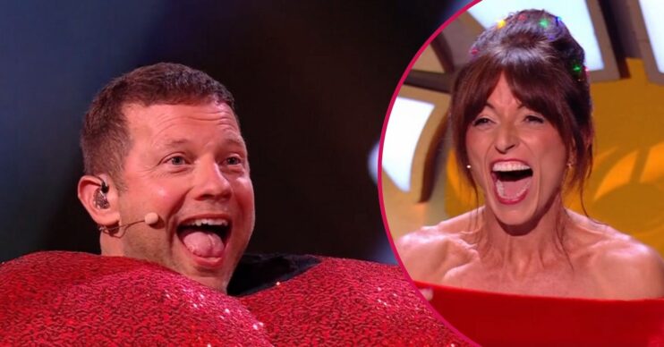 Dermot O'Leary and Davina McCall on The Masked Singer