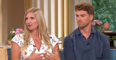 Rebecca Adlington and Andy Parsons