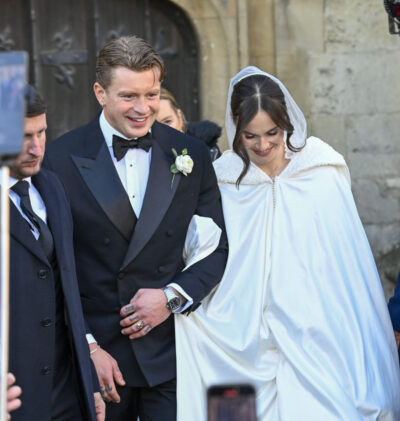 Adam Peaty and Holly Ramsay on their wedding day