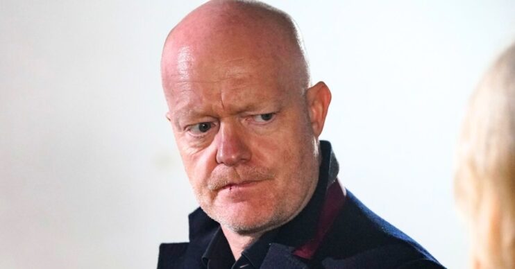 Max looks moody on EastEnders (Credit: BBC/Composite: ED!)