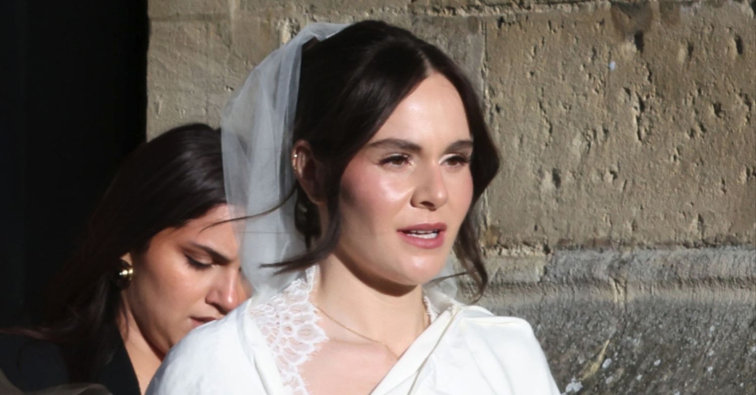 Holly Ramsay at her wedding