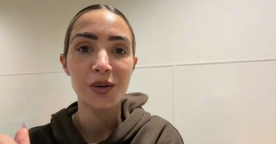 Frankie Bridge on her vlog