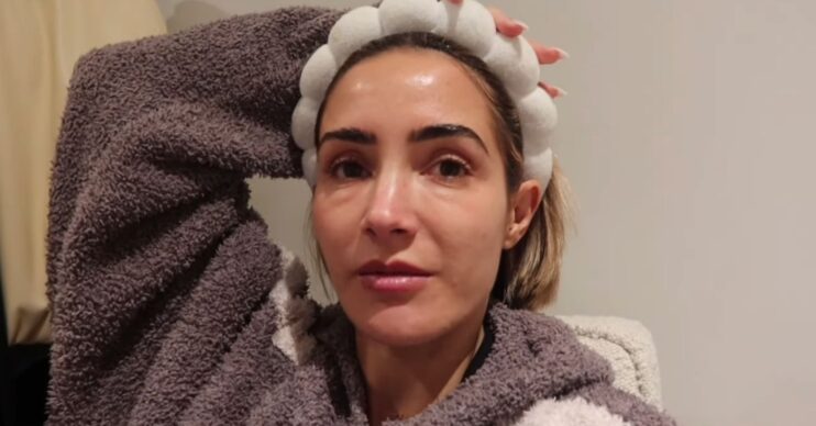 Frankie Bridge on her vlog