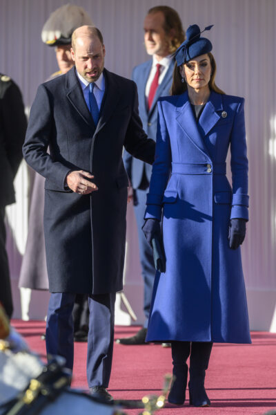 Prince William and Kate Middleton during state visit