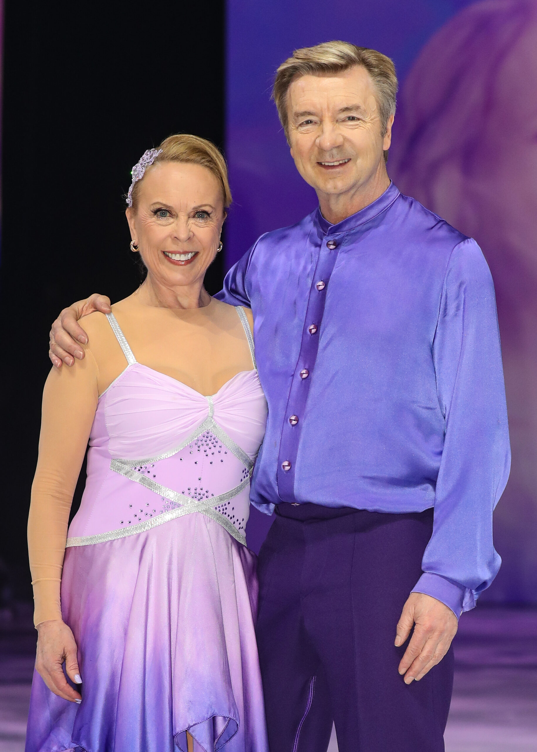 Jayne Torvill and Christopher Dean smiling