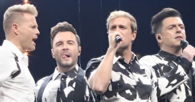 Westlife performing