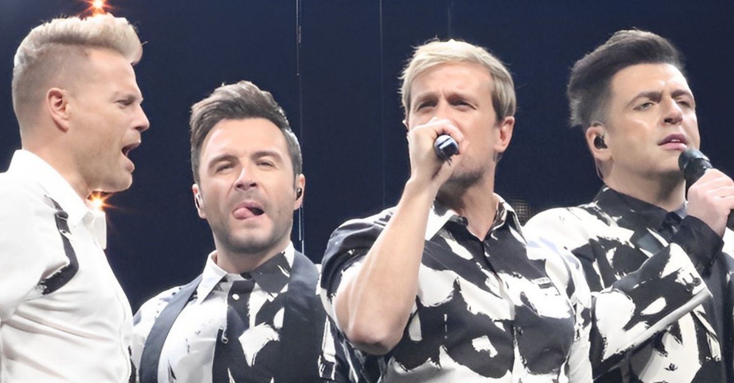 Westlife performing