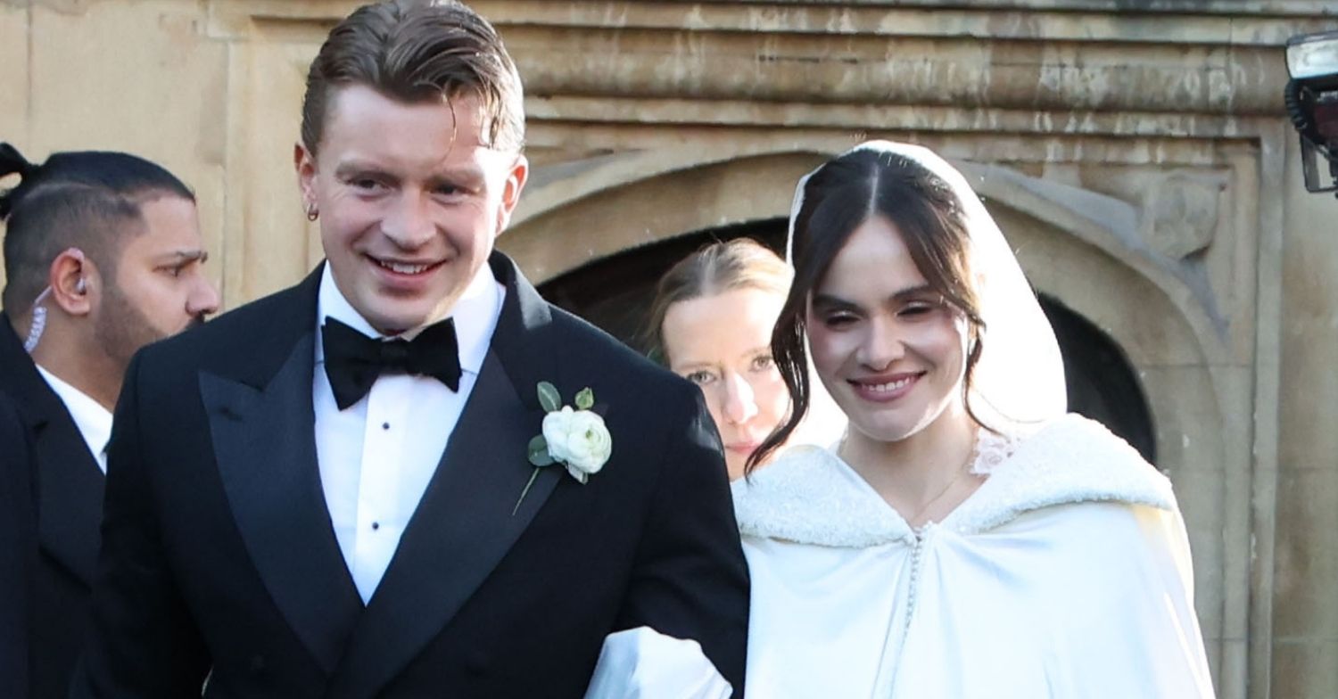 Adam Peaty and Holly Ramsay on their wedding day
