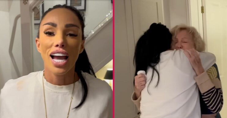 Katie Price and Amy Price on her vlog