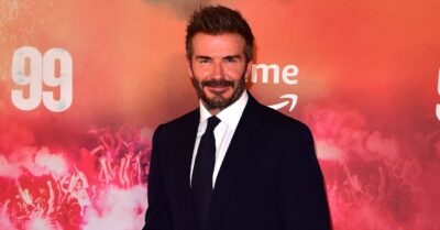 David Beckham at a premiere