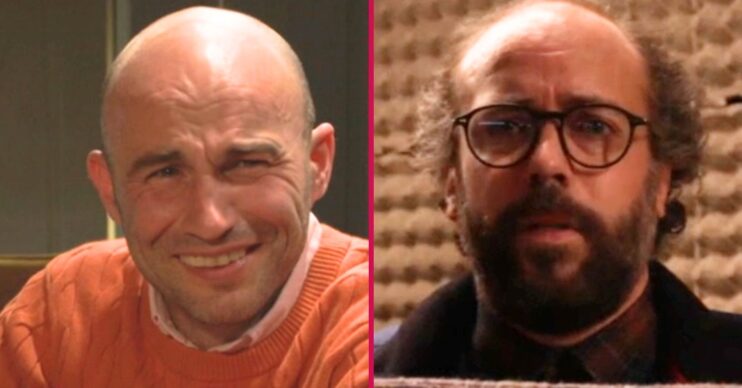 Composite image of Teddy and Reiss on EastEnders (Credit: BBC/Composite: ED!)