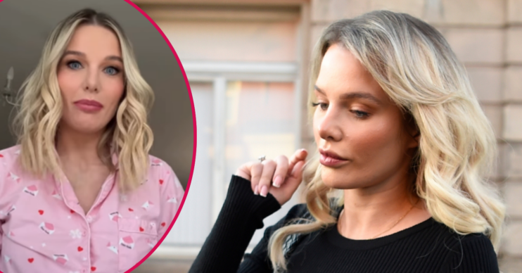 Two pictures of Helen Flanagan