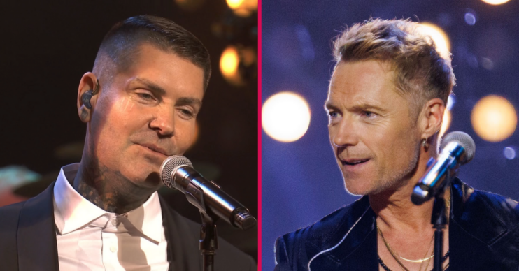 Shane Lynch and Ronan Keating