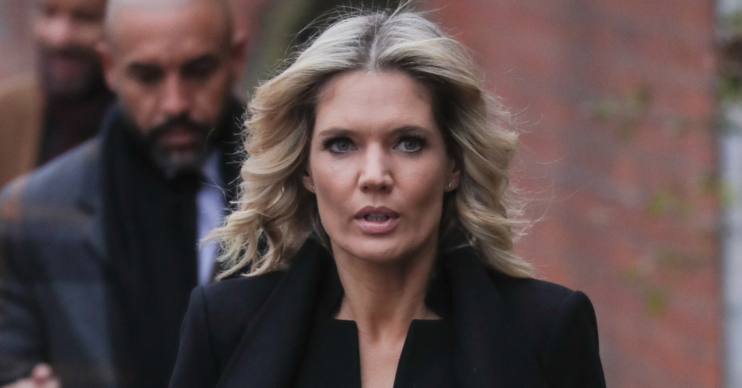 Charlotte Hawkins wearing black