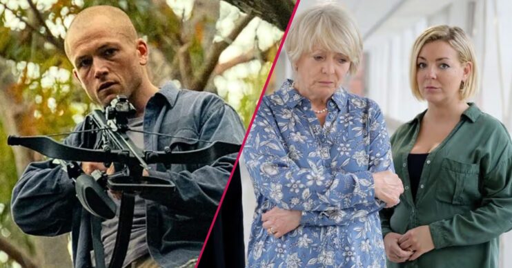 Taron Egerton in Apex, and Sheridan Smith and Alison Steadman in Care