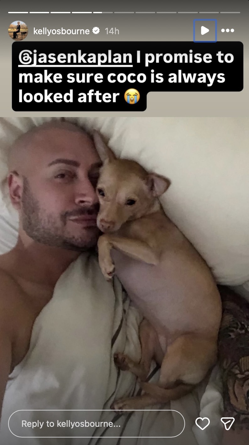 Jasen Kaplan with dog