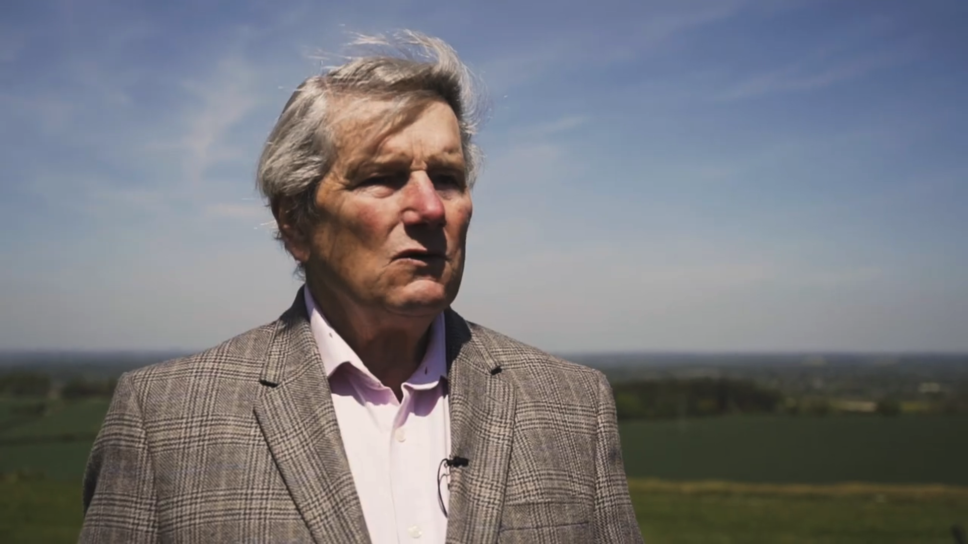 Ian Balding at a racecourse