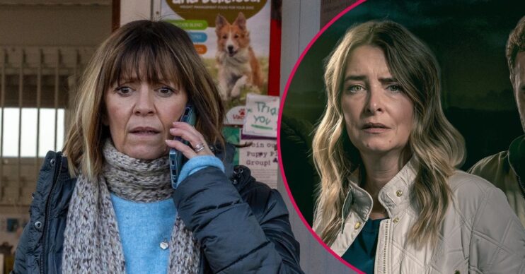 Rhona and Charity in Emmerdale split shot (Credit: ITV/Comp ED!)