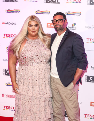 Gemma Collins and Rami Hawash on the red carpet