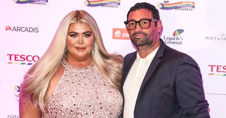 Gemma Collins and Rami Hawash on the red carpet
