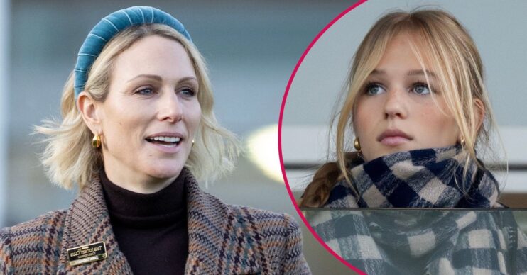 ED composite of Zara Tindall and niece Isla Phillips at Cheltenham Races