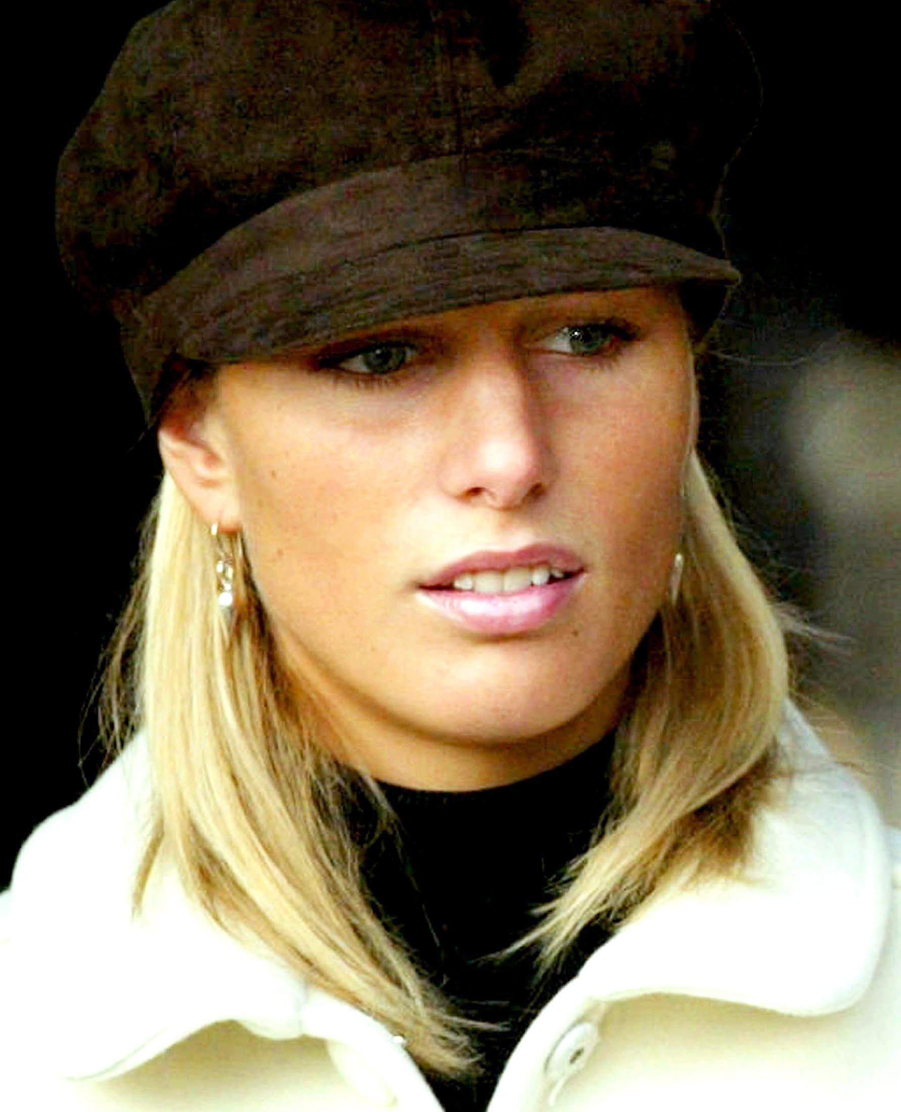 Zara Tindall pictured in 2003