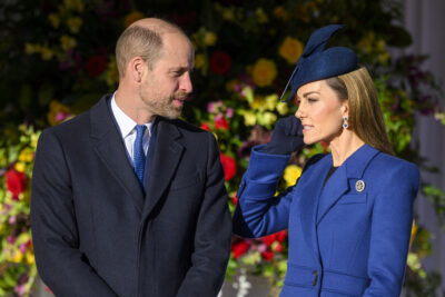 Prince William and Kate Middleton during state visit