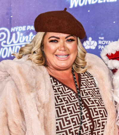 Gemma Collins in a hat