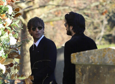 Louis Tomlinson and Zayn Malik at Liam Payne's funeral