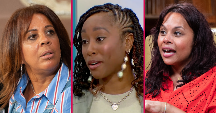 Judy and Netty from The Traitors and Scarlette Douglas