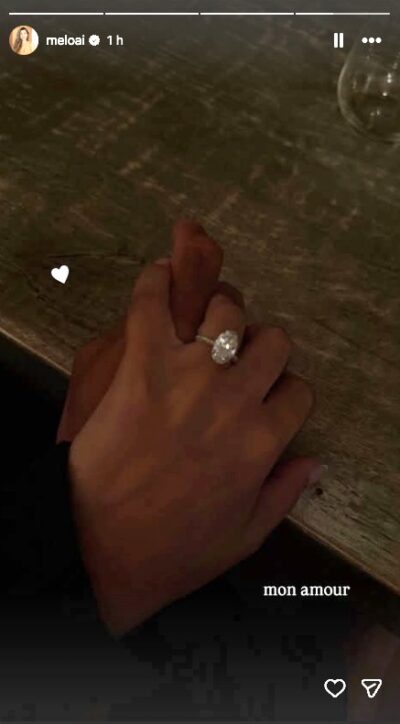 Melanie Lopes engagement ring