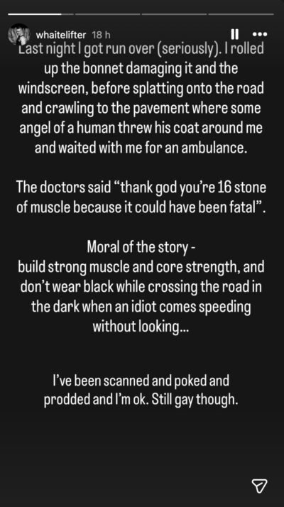 John Whaite Instagram Story