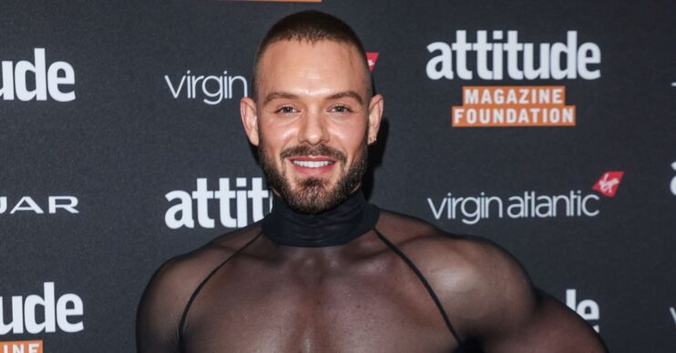 John Whaite on the red carpet