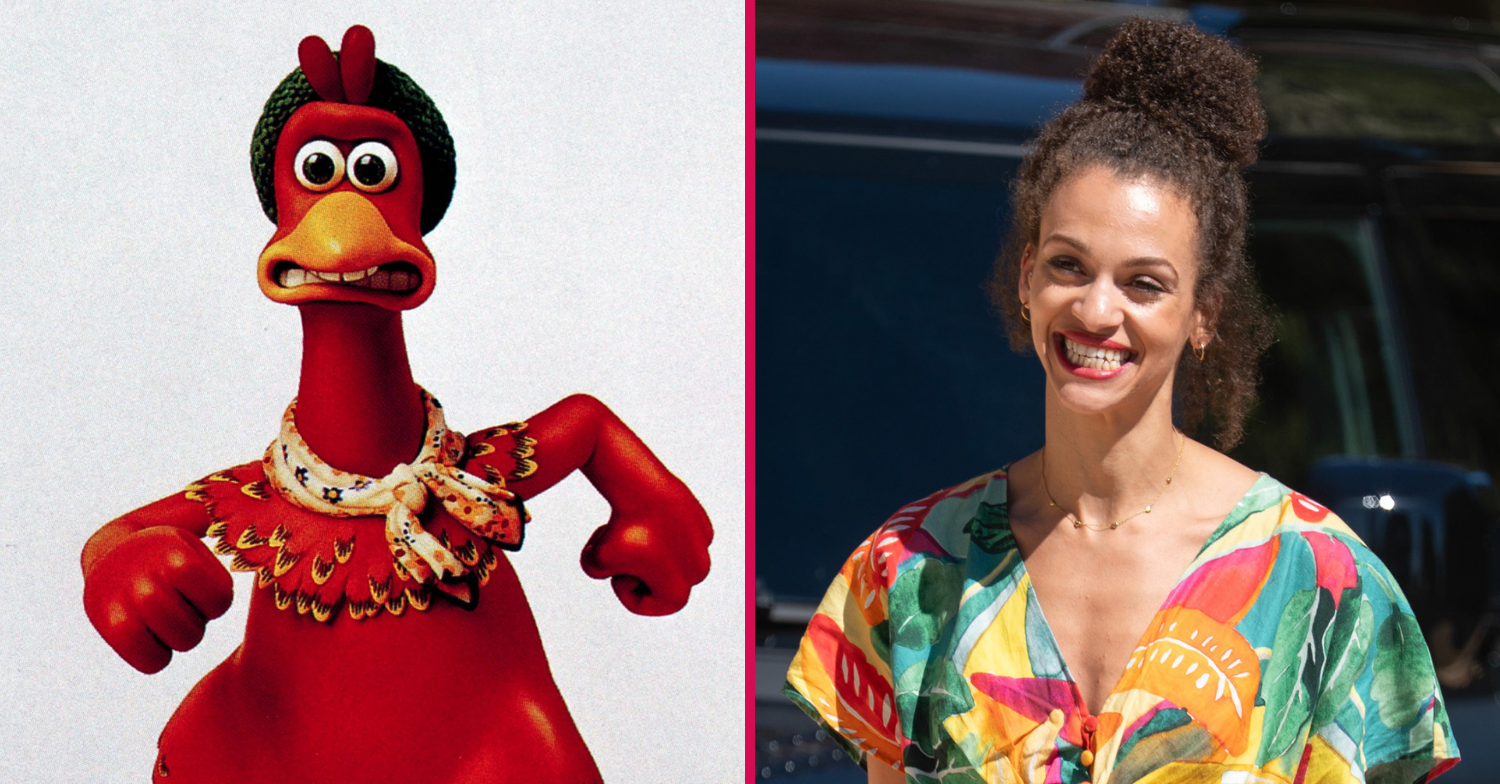 Ginger from Chicken Run and Roxy from The Traitors