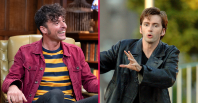 James from The Traitors and David Tennant