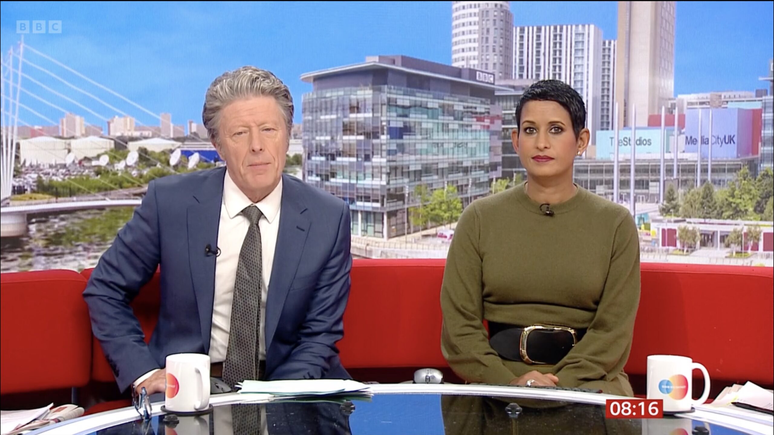 Charlie Stayt and Naga Munchetty hosting BBC Breakfast 