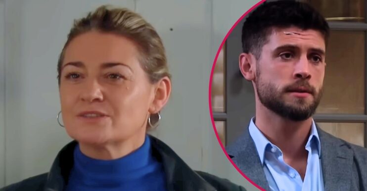 Moira Dingle and Joe Tate in Emmerdale (Credit: ITV/Comp ED!)