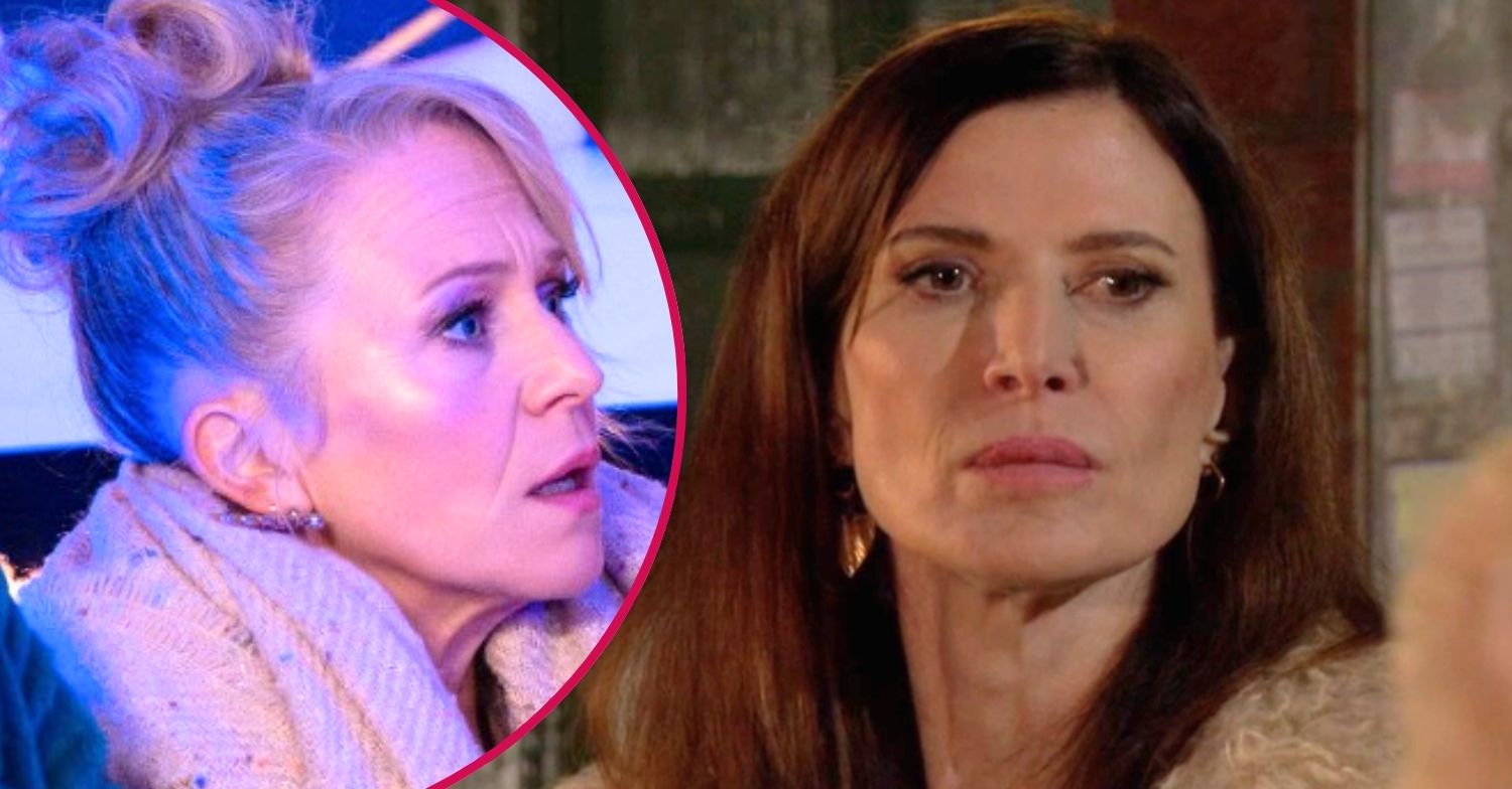 Bea looks thoughtful in EastEnders; inset, Linda looks shocked (Credit: BBC/Composite: ED!)