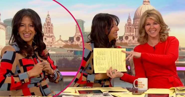 Ranvir Singh and Kate Garraway on GMB