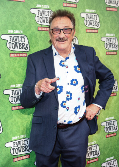 Paul Chuckle on the red carpet