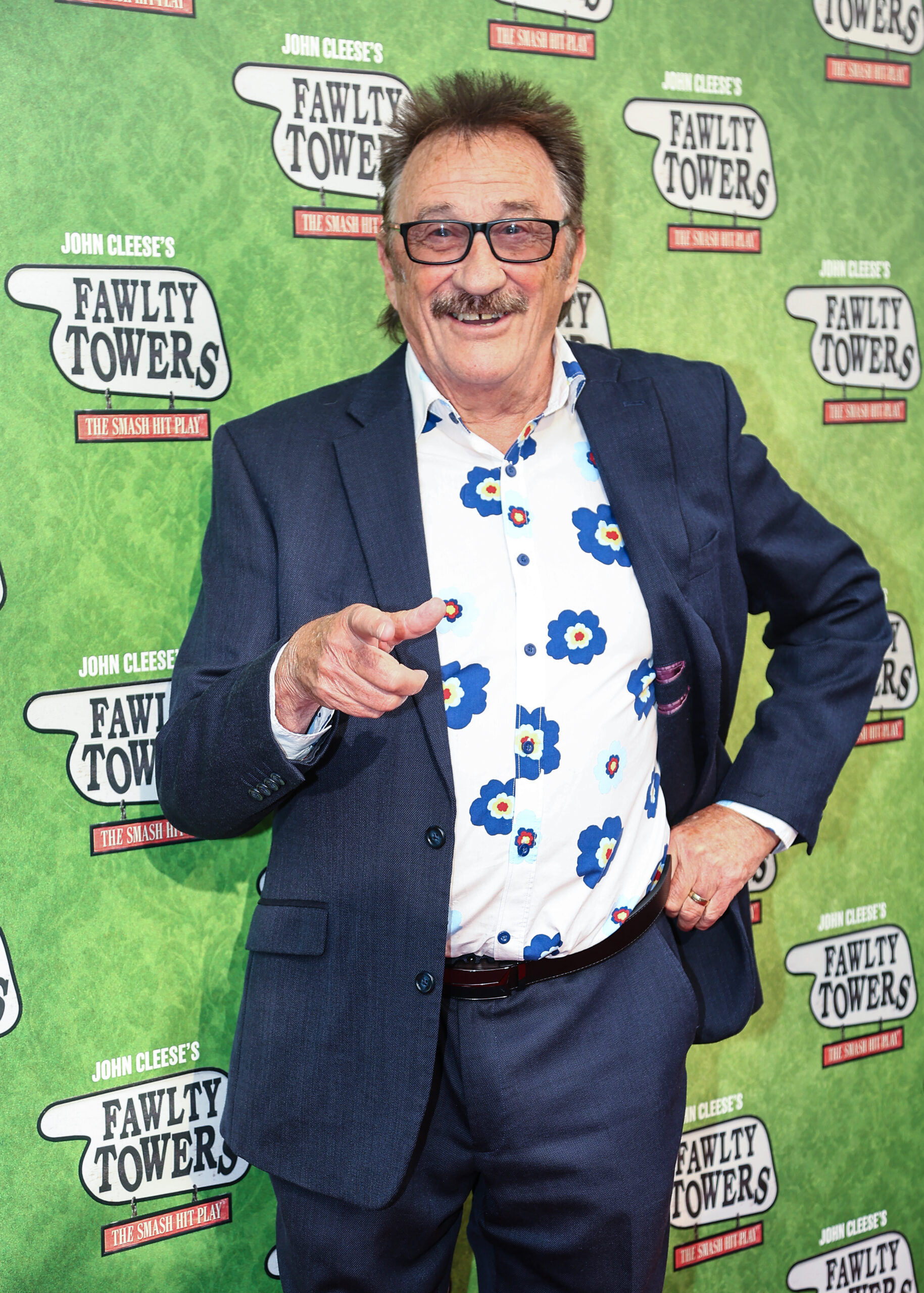 Paul Chuckle on the red carpet