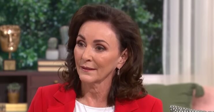 Shirley Ballas interview in red coat