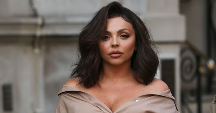 Jesy Nelson looking in front