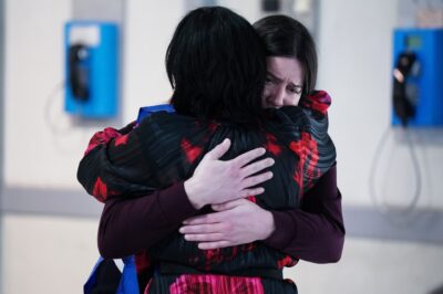 Kat and Zoe hug in EastEnders spoilers