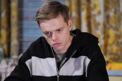 Oscar looking deep in thought