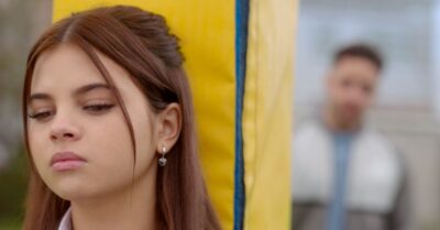 Izzy apologises to Donte in one of the episode's most emotional scenes (Credit: BBC)