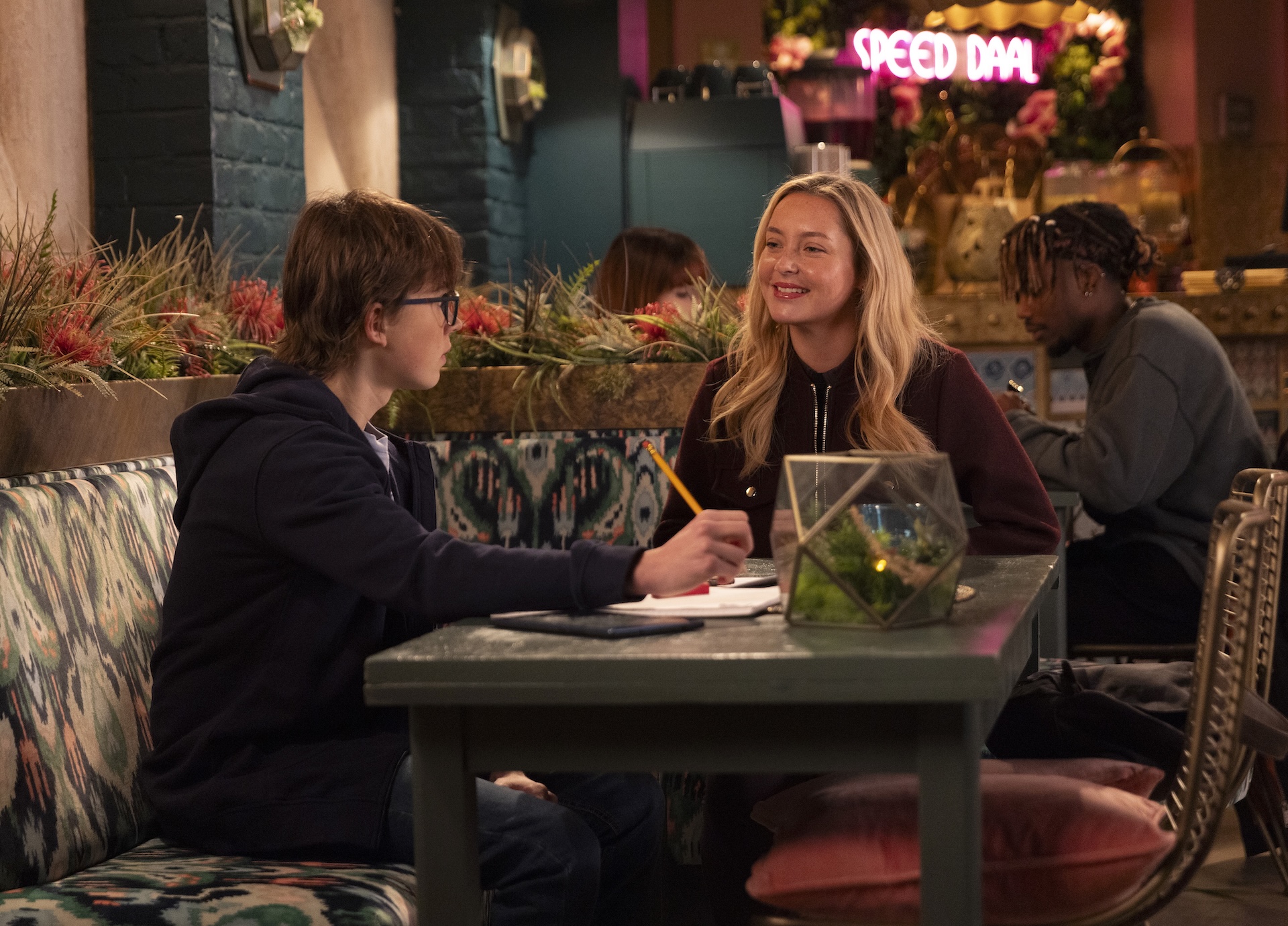 Sam and Megan at Speed Daal