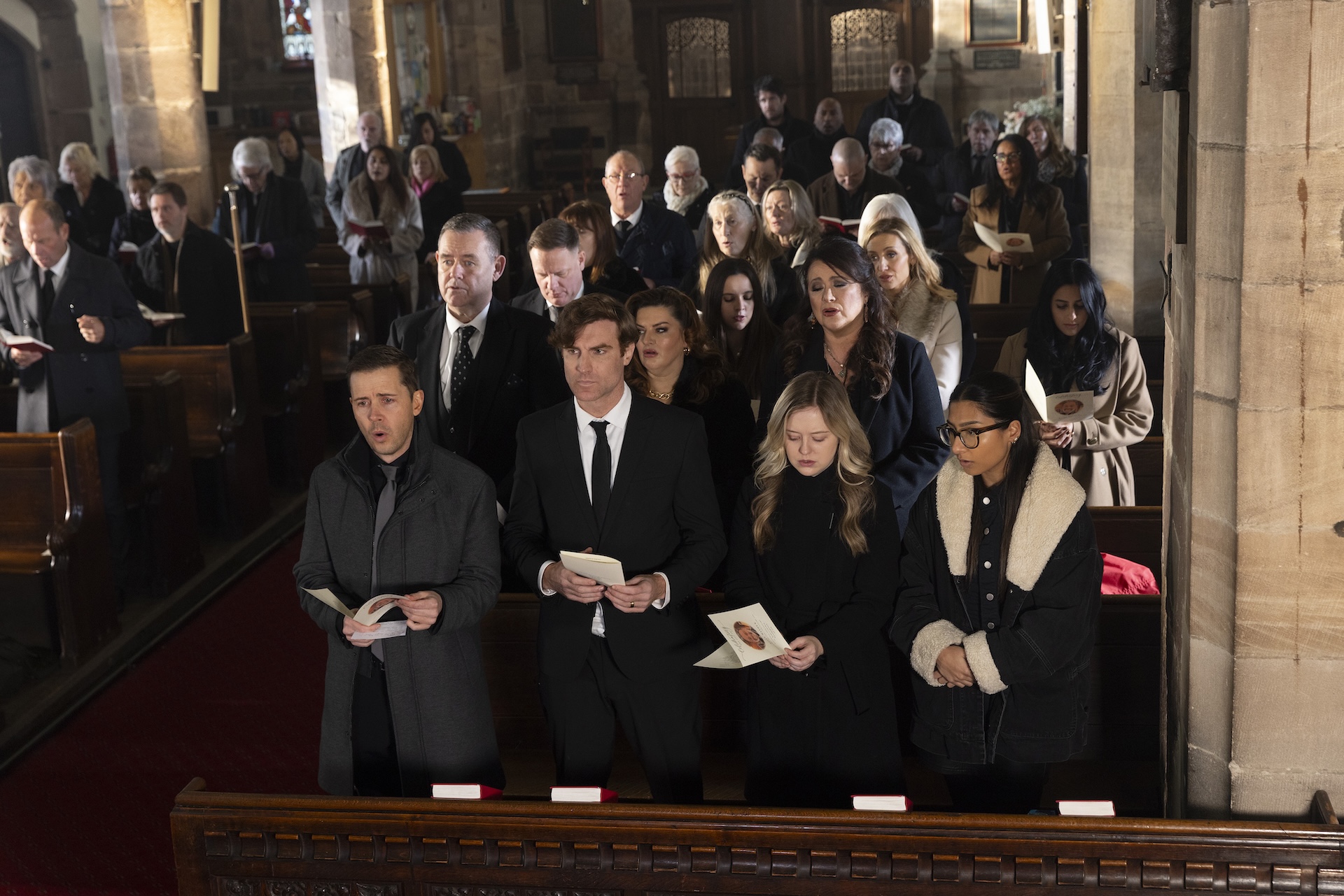 Billy's funeral in Coronation Street