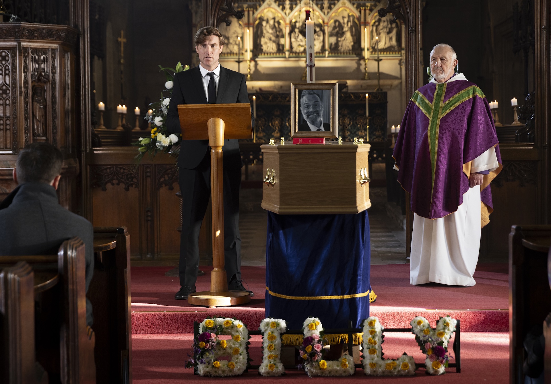 Billy's funeral in Coronation Street