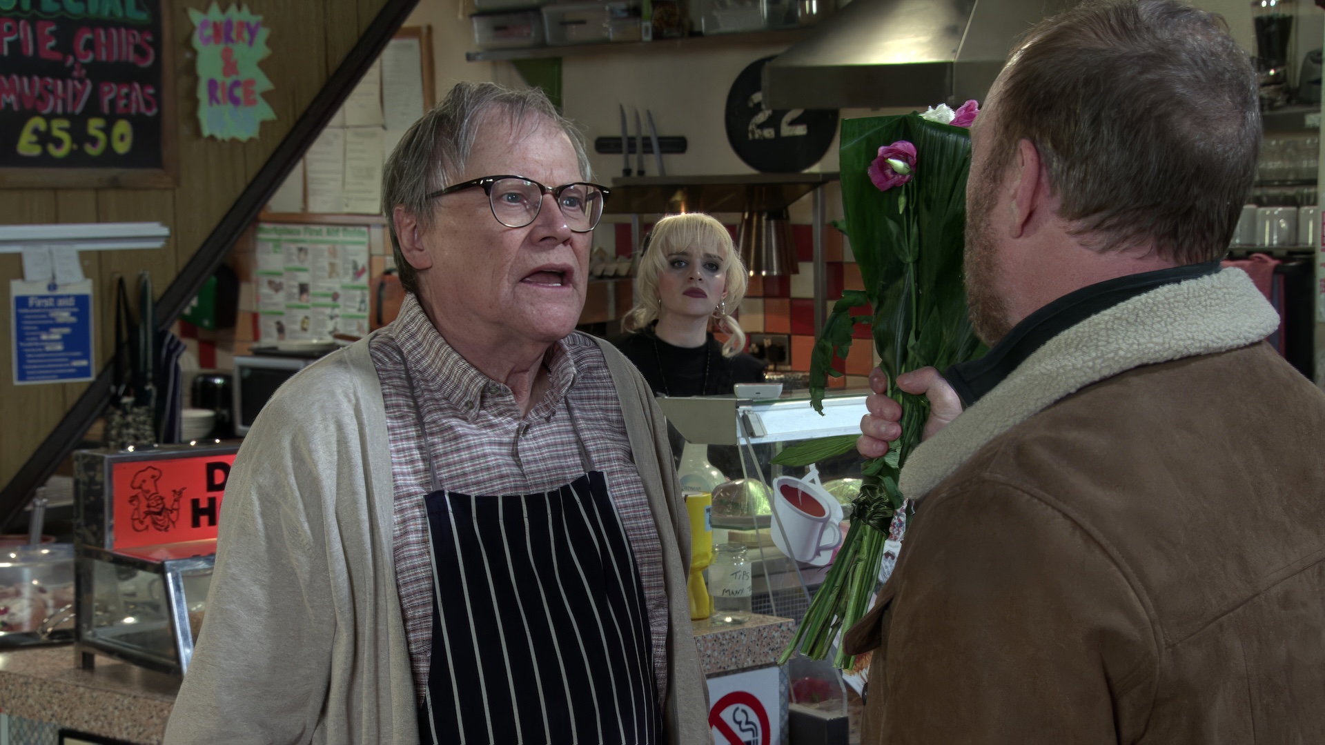 Roy shocked in Coronation Street